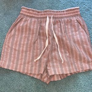 Striped Beach Shorts w/ tie
